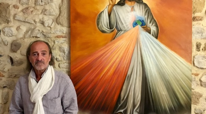 JEAN FRANCOIS SIMON, UN AMI PRÉCIEUX, UN ARTISTE FABULEUX ET LE TALENTUEUX PEINTRE DE JÉSUS MISÉRICORDIEUX.