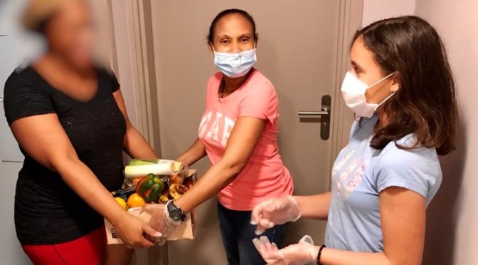 LUNDI 4 MAI 2020, NOS ACTIONS DE DISTRIBUTIONS DE COLIS ALIMENTAIRES CONTINUES DANS NOS VILLES.