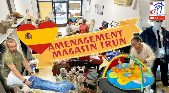 AMENAGEMENT DE NOTRE MAGASIN SOLIDAIRE EN ESPAGNE